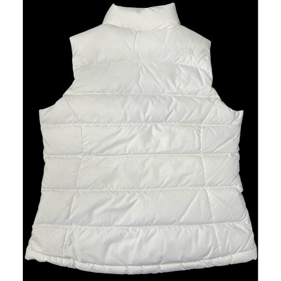 NWT The North Face Nuptse Vest White Puffer 700 Goose Down Fill Women’s Large - Picture 12 of 15